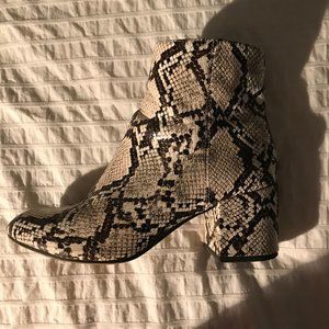 COPY - Faux Snake Skin Boots